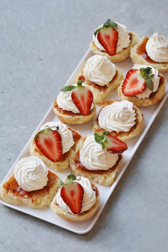 Scones with Jam and Cream