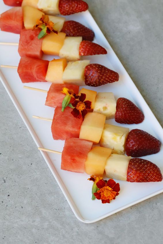 Seasonal Fruit Skewers