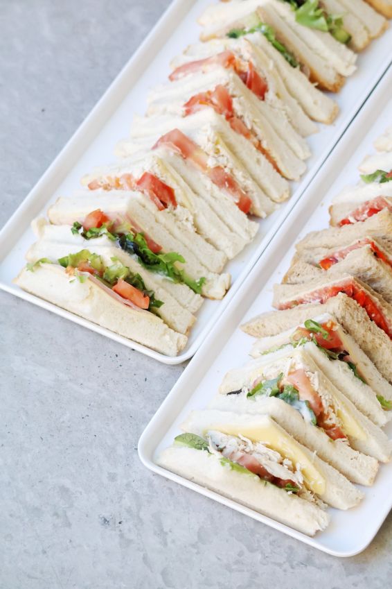 Traditional Sandwiches on sliced 